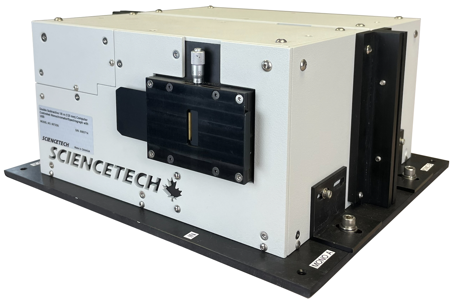 9072DS - Double Subtractive 1/8 m (125 mm) Computer Controlled Monochromator/Spectrograph with USB