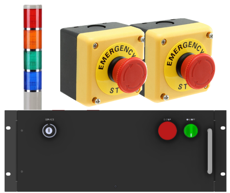 (HFSS-GSC) High Flux Solar Simulator, Global Safe Control Box  