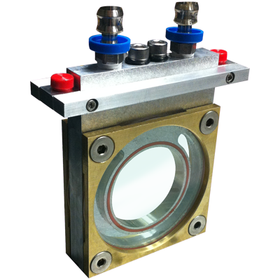 (WF-1Q) Compact Optical Liquid Filter, 1.75" with Quartz Windows