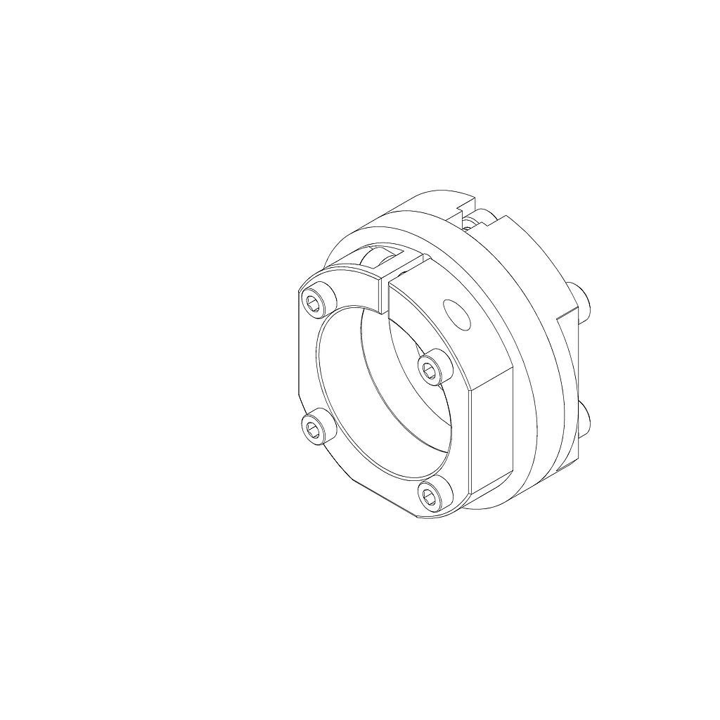 (CON1-XY-T1) 1" X-Y Adjustable Optical Coupler
