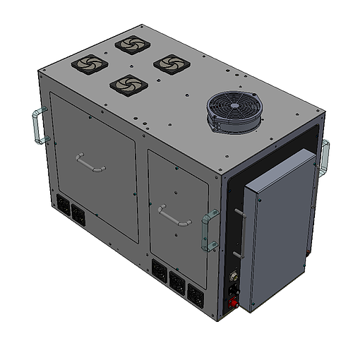 (SHC-3.0K-B) Solar Simulator, Highly Collimated, Class ABA, 11" diameter, Fresnel lens