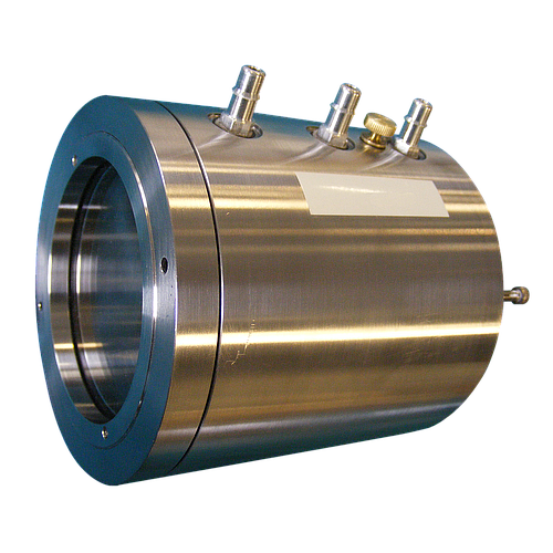 (WF-SS-3G) Optical Liquid Filter, 3" Diameter, Stainless Steel Housing, BK7 Windows