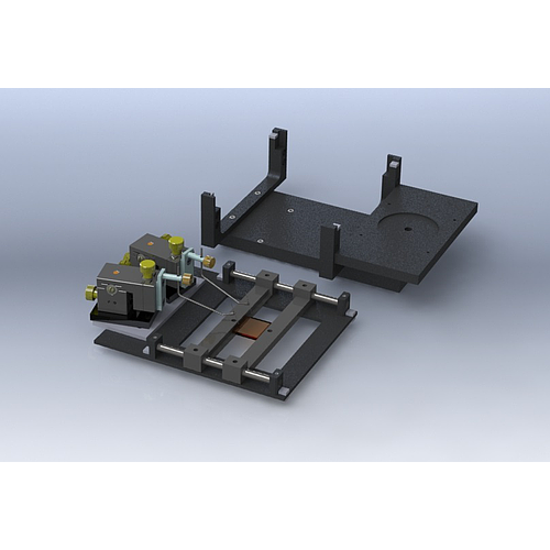 (SCC-3-B) 7.6 × 7.6 cm (3" × 3") Solar Cell Chuck, Uncooled, Rear Contact