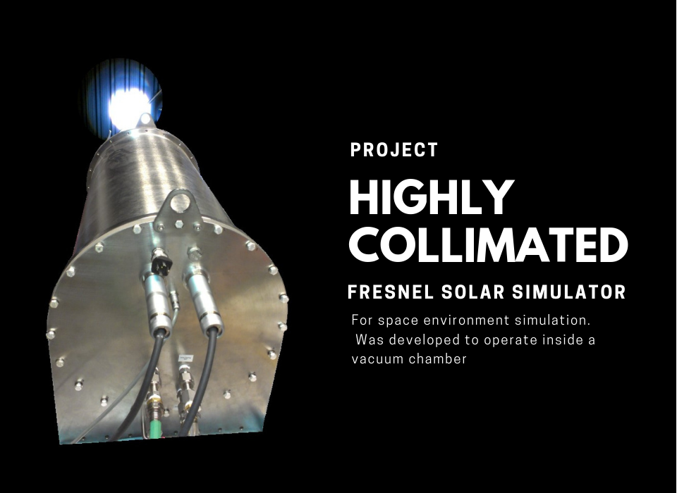 Custom Highly Collimated Solar Simulator