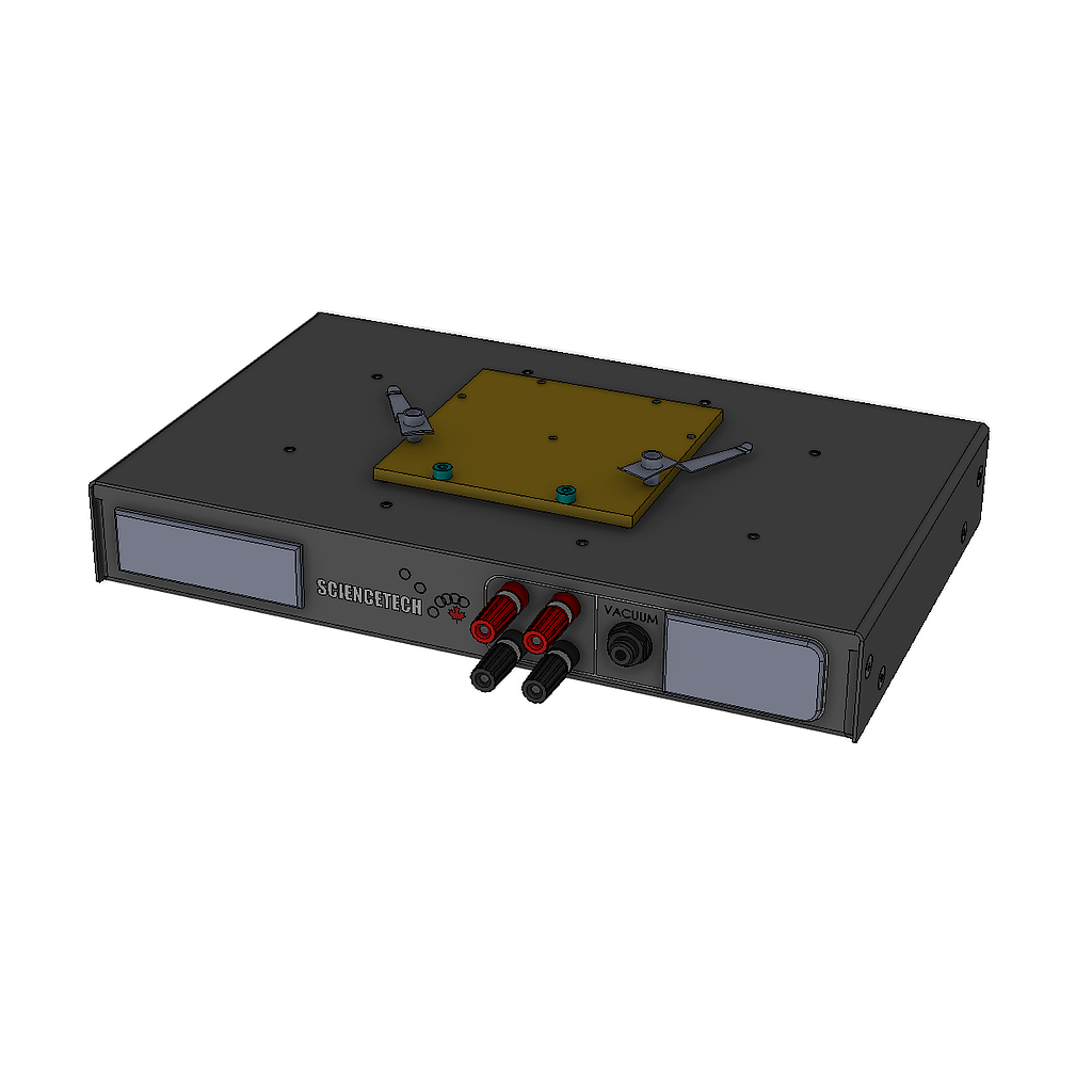 (SCC-3) 9 × 9 cm (3.5" × 3.5") Solar Cell Chuck, Uncooled, Vacuum Ready