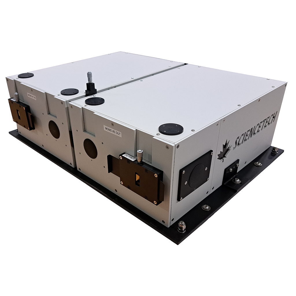 (9055DX) 0.25m Double Additive or Subtractive Monochromator, Triple Grating Turret, Motorized