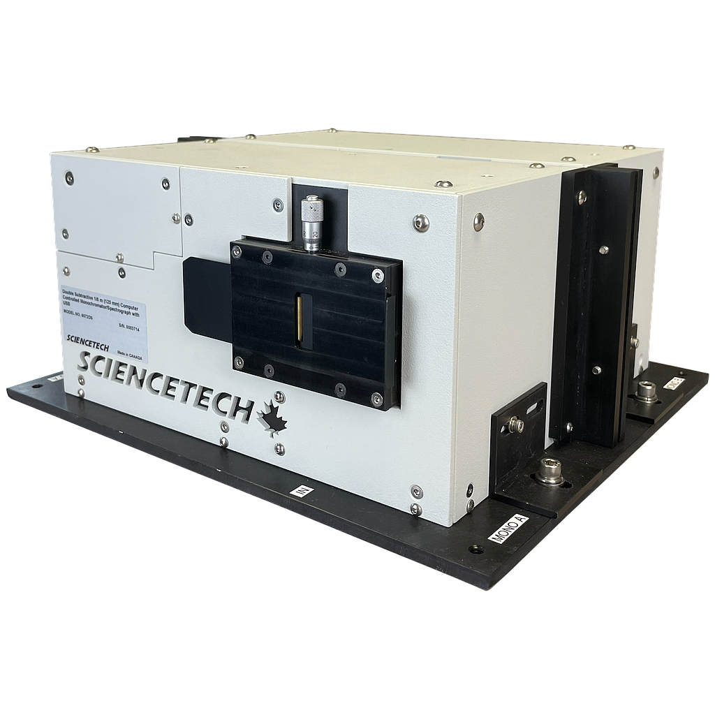 (9072DA) 0.125 m Double Additive Monochromator, Triple Grating Turret, Motorized