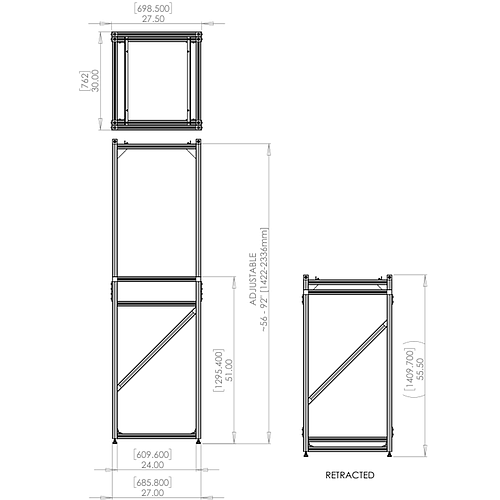 (DFS-LASI-1) Downward Facing Stand, LASI